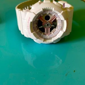 Pink brand new never used baby g shock